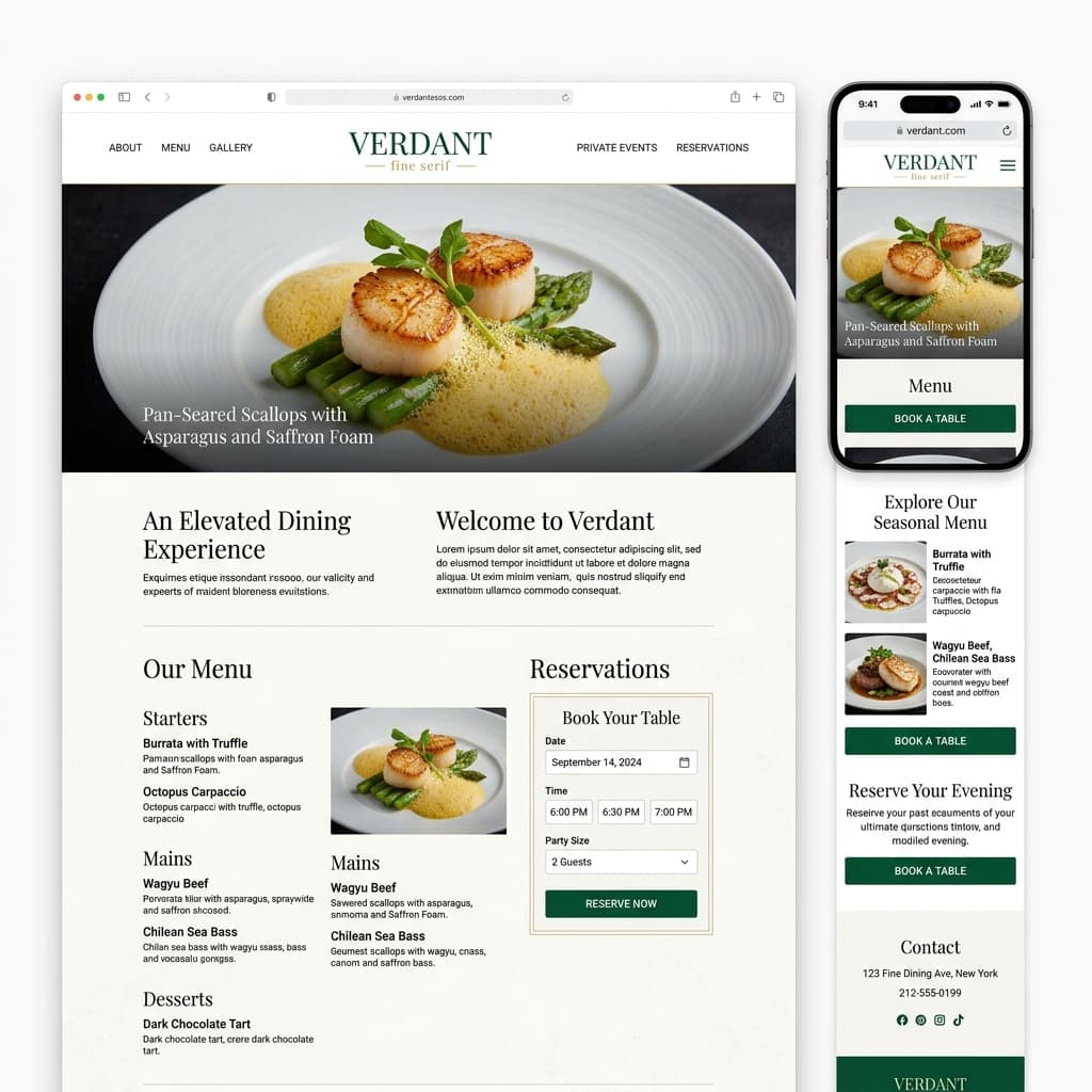 Restaurant Website